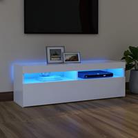 VidaXL Tv-meubel Met Led-verlichting 120x35x40 Cm Wit
