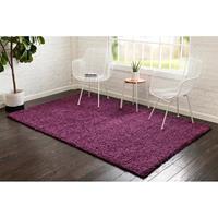 Home24 Hoogpolig vloerkleed Shaggy Shag I, Top Square