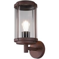 BES LED Led Tuinverlichting - Tuinlamp - Trion Taniron - Wand - E27 Fitting - Roestkleur - Aluminium