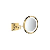 Hansgrohe Addstoris make-up spiegel led 3x vergr. polished gold optic