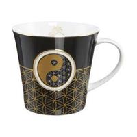 GOEBEL PORZELLAN GMBH Goebel Yin Yang Schwarz - Coffee-/Tea Mug Lotus Yin Yang Bunt New Bone China 23101261