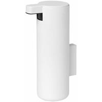 Blomus Seifenspender mit Wandhalterung Modo, Dosierspender, Seifen Spender, Stahl Titanbeschichtet, Gummi, Kunststoff, White, 165 ml, 66269