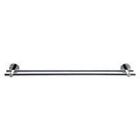 Tesa Smooz Dubbele Handdoekhouder 13.5x65x6.5cm zonder boren Zelfklevend Verchroomd Metaal chroom 40321-00000-00