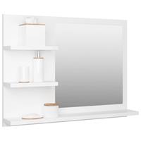 VIDAXL Badspiegel Weiß 60x10,5x45 cm Spanplatte