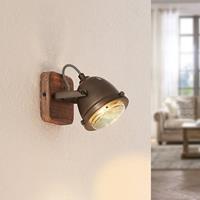 Lindby Farovi spot zwart, 1-lamp