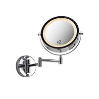 Design wandspiegel Chroom