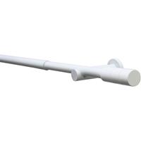 GARDINIA Kreta Zylinder 1-läufig, Ø 16/19 mm, weiß Größe Länge ca. 120-210 cm