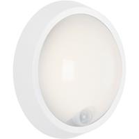 Briloner LED buitenwandlamp Helsinki, sensor, IP44, wit