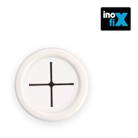 INOFIX Runder Küchentuchhalter weißer Kleber (Blister)  EDM 66592