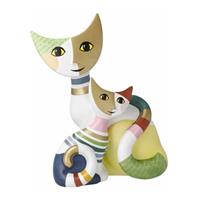 GOEBEL PORZELLAN GMBH Goebel Figur Rosina Wachtmeister - Macchia e Giro, Dekofigur, Katze, Biskuitporzellan, Bunt, 18 cm, 31343041