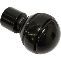 SUNPRO24 Endknopf Kugel für Ø 20 mm schwarz