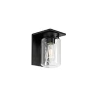 QAZQA Moderne Wandleuchte schwarz IP54 - Marshall
