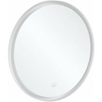 VILLEROY UND BOCH AG Villeroy & Boch Subway 3.0 Spiegel mit LED-Beleuchtung, Rund, 910x910x45 mm, A46471, Farbe: White Matt - A4647100