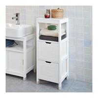 SOBUY Badkommode, Badschrank, Kommode, Badezimmer, FRG127-W