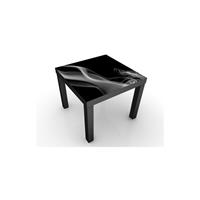 Bilderwelten Beistelltisch - Silver Smoke - Tisch Schwarz Tischfarbe: schwarz; Größe: 55 x 55 x 45cm