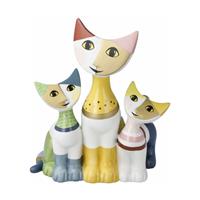 Goebel Verzamelfiguur Figuur Rosina Wachtmeister - "Famiglia felice" Poezen-trio (1 stuk)