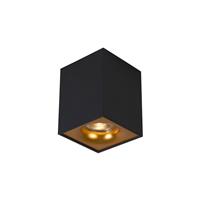 QAZQA Moderner Aufbaustrahler mit Gold - Quba delux