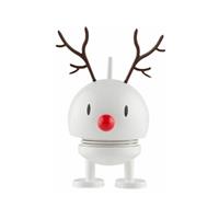 HOPTIMIST Baby Thunder Bumble, Klein, Wackelfigur, Deko- / Spielidee, Kunststoff, Weiß, 9005-10