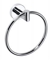 Sapho X-ROUND Handdoekring, chroom