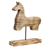 Beliani Decofiguur hout COLIMA