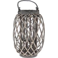 HOME STYLING COLLECTION Weidenlaterne, Ø 27,5 x 41 cm, grau