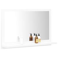 VIDAXL Badspiegel Weiß 60x10,5x37 cm Spanplatte