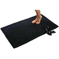ETÉREA HIMMLISCHE QUALITÄT etérea Wende-Badteppich Badematte Schwarz 60x60 cm