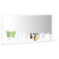 VIDAXL Badspiegel Weiß 80x10,5x37 cm Spanplatte