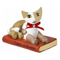 GOEBEL PORZELLAN GMBH Goebel Figur Rosina Wachtmeister - Lettura, Dekofigur, Katze, Biskuitporzellan, Bunt, 7 cm, 31400631