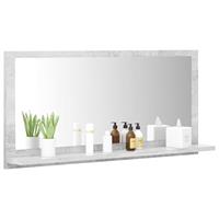 VIDAXL Badspiegel Betongrau 80x10,5x37 cm Spanplatte