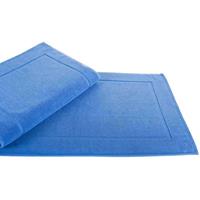 ETÉREA HIMMLISCHE QUALITÄT 2 tlg. etérea 100% Baumwolle Jacquard Classic Badvorleger 800 g/qm 50x80 cm, Blau