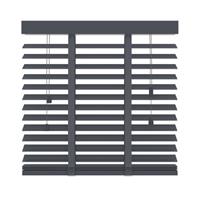 Praxis Decosol 955 horizontale jaloezie hout antraciet 100x220cm