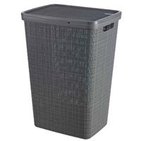 Curver Jute Wasbox - 58l - Donkergrijs