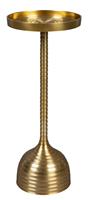 Dutchbone Turner Bijzettafel - B25 X H61 Cm - Messing