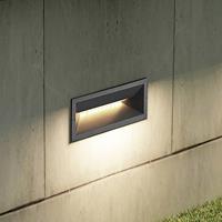Lucande Jaano LED wand inbouwlamp buiten