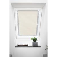Lichtblick Dachfenster Sonnenschutz Haftfix, ohne Bohren, Verdunkelung, Beige, 36 cm x 51.5 (B L) für C02/102