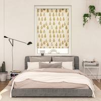 Julia Schumacher by Lichtblick Rollo Klemmfix, ohne Bohren, blickdicht, Golden Drops - Gold, 90 cm x 150 (B L)