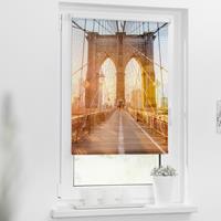 Home24 Klemfix-rolgordijn Brooklyn Bridge, Lichtblick
