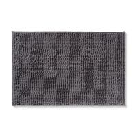 Xenos Badmat chenille - donkergrijs - 40x60 cm