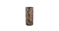 PTMD Rissa Ronde Bloempot - H50 x Ø22 cm - Cement - Goud