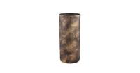 PTMD Rissa Ronde Bloempot - H55 x Ø24 cm - Cement - Goud