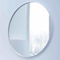 INK SP15 Spiegel - 120x4x120cm - rond - verzonken in aluminium kader - aluminium wit mat 8408591