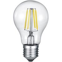 BES LED LED Lamp - Filament - Trion Limpo - E27 Fitting - 8W - Warm Wit 2700K - Transparent Helder - Glas