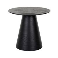 Richmond Interiors Richmond Bijzettafel 'Blax' Ø58cm, Eikenhout en staal