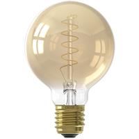 CALEX LED Lamp - Globe - Filament G80 - E27 Fitting - Dimbaar - 4W - Warm Wit 2100K - Goud