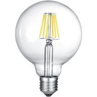 BES LED LED Lamp - Filament - Trion Globin XL - E27 Fitting - 8W - Warm Wit 2700K - Transparent Helder - Glas