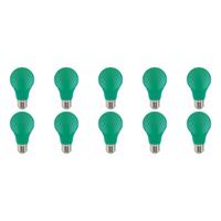 BES LED LED Lamp 10 Pack - Specta - Groen Gekleurd - E27 Fitting - 3W