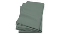 Cinderella Kussensloop Basic (Set Van 2, Met Rits) - 80 x 80 cm - groen