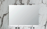 INK SP3 Spiegel - 60x4x80cm - LED colour changing - dimbaar - aluminium Zilver 8408300
