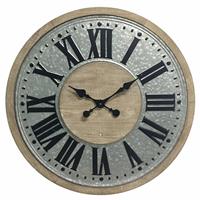 Countrylifestyle Klok hout/metaal